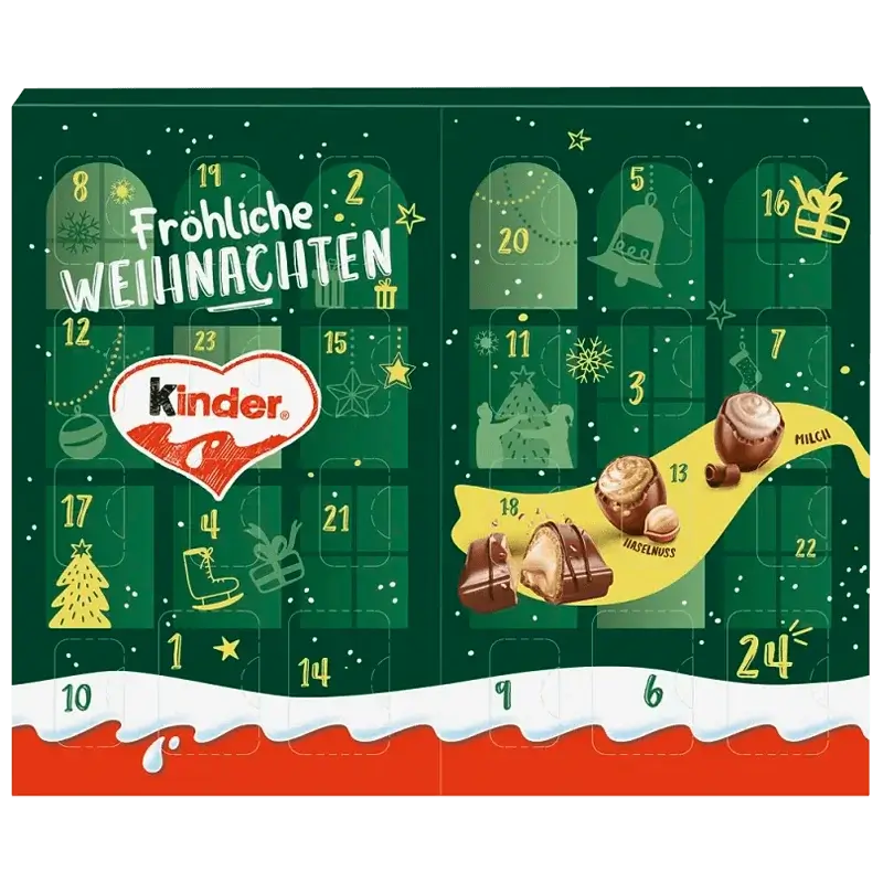 CALENDRIER ADVENTS KINDER 121G