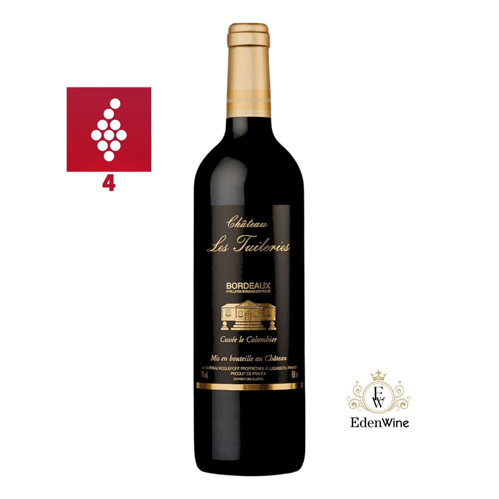 CHATEAU LES TUILERIES ROUGE 2018 CUVEE LE COLOMBIER 75 CL